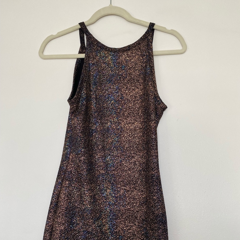 Iridescent Mini Dress